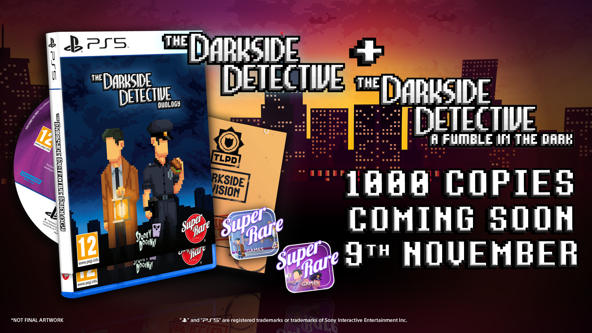 PlayStation 5 Darkside Detective Coming Soon Vanity
